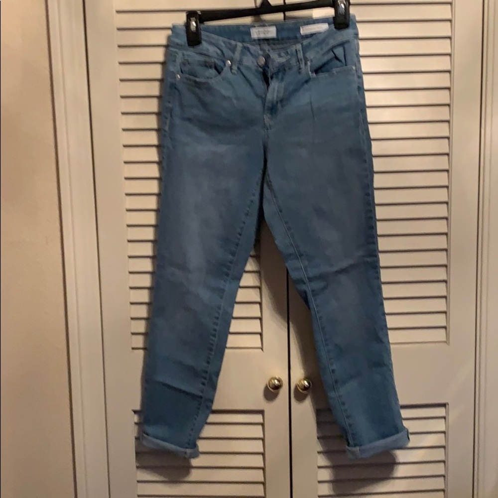 Jessica Simpson rolled cropped skinny jean